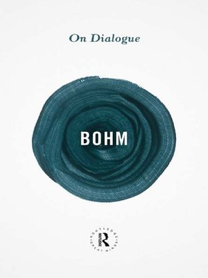 cover image of On Dialogue